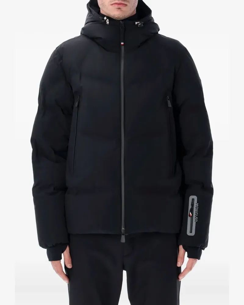Moncler Angren Skijacke mit Kapuze - Schwarz Schwarz