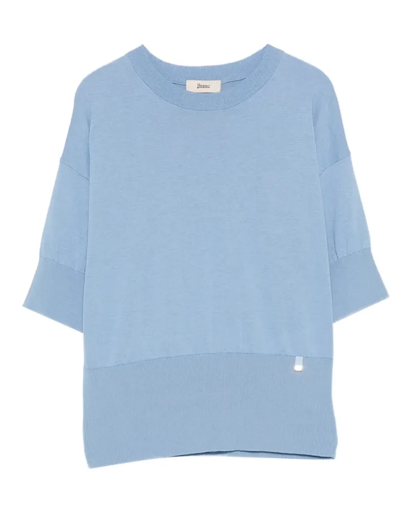 Herno short-sleeve T-shirt - Blau Blau