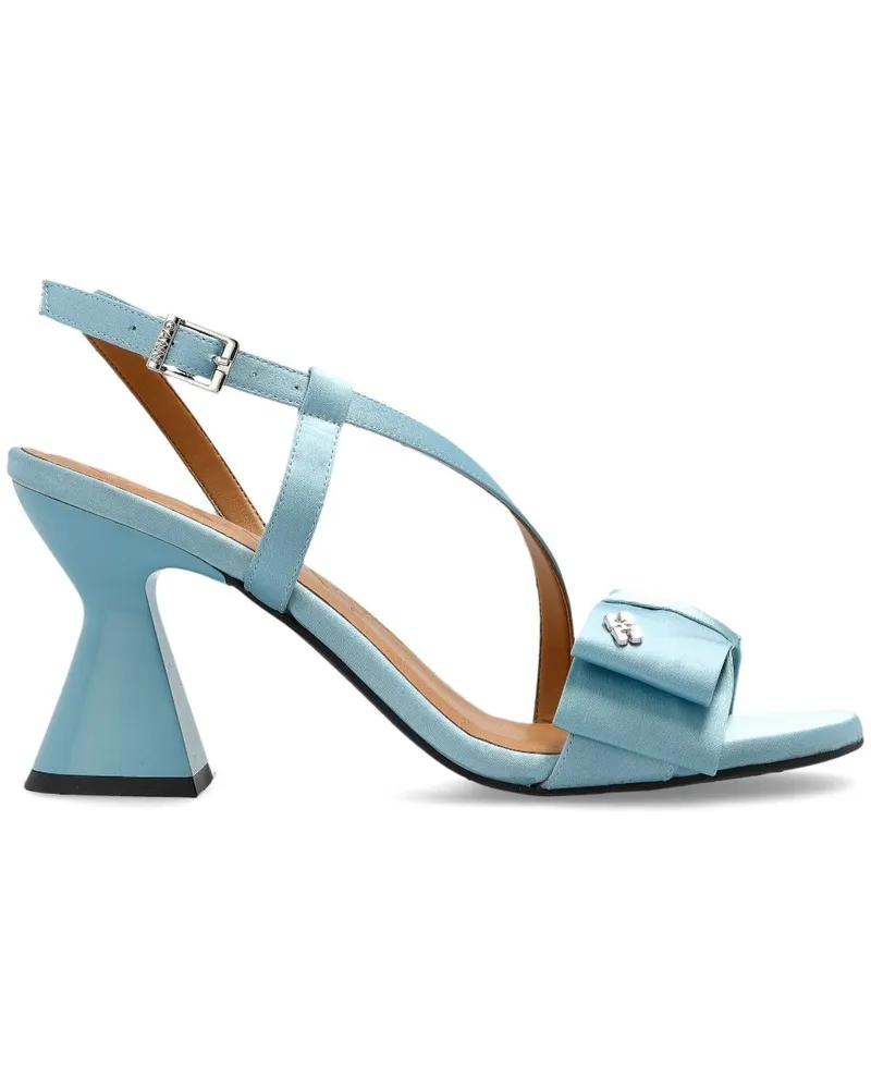 Ganni Sandalen mit Schleifendetail 95mm - 297 BLUE 297