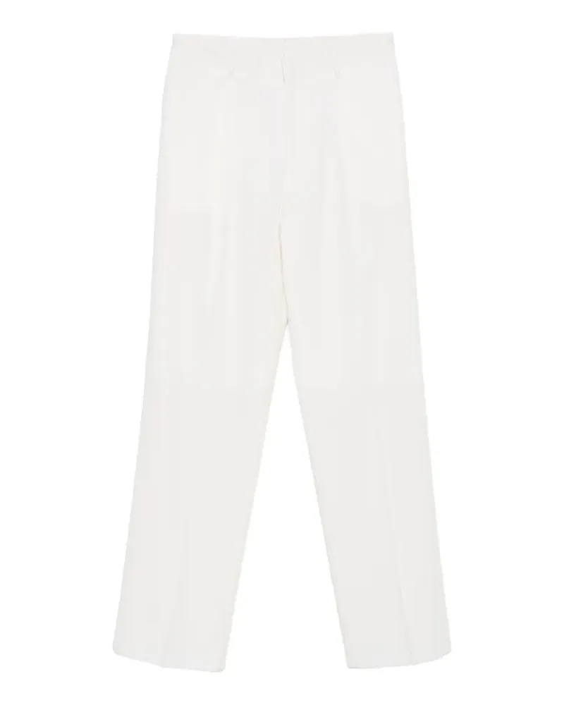 LARDINI Plissierte Hose - Weiß Weiß