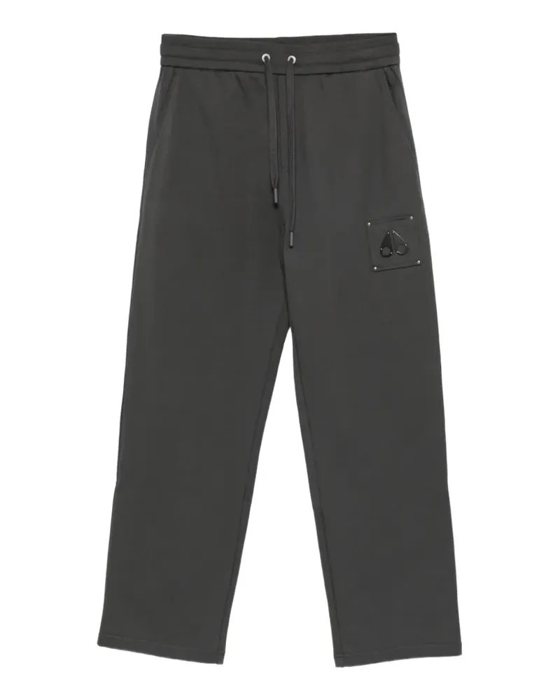 Moose Knuckles Jogginghose mit Logo-Patch - Grau Grau