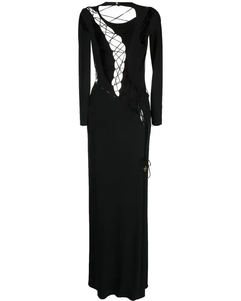 Dundas Minikleid mit Schnürung - Schwarz Schwarz
