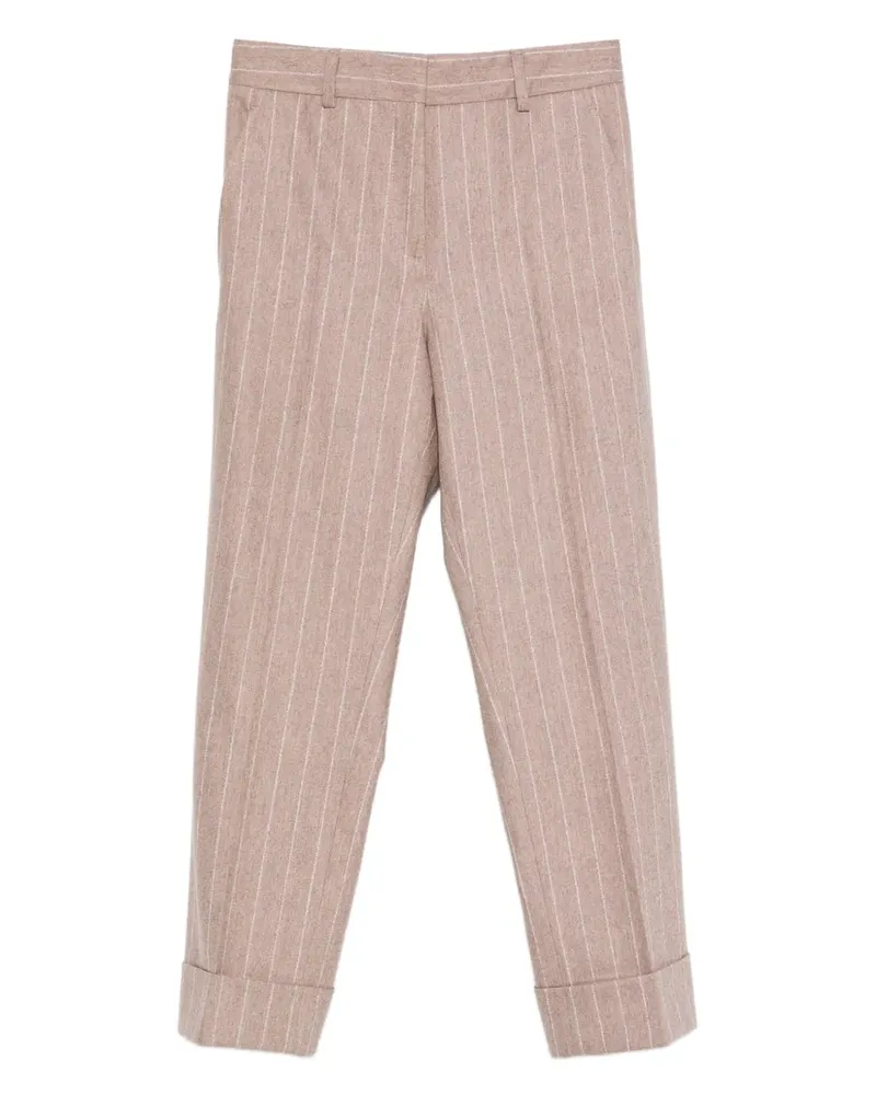 Incotex Hose mit Nadelstreifen - Nude Nude