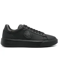 Blauer Lea Buck Sneakers Schwarz