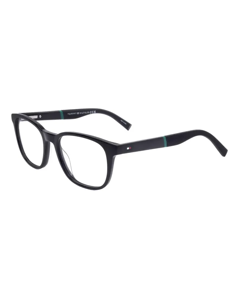 Tommy Hilfiger Brille mit eckigem Gestell - Schwarz Schwarz