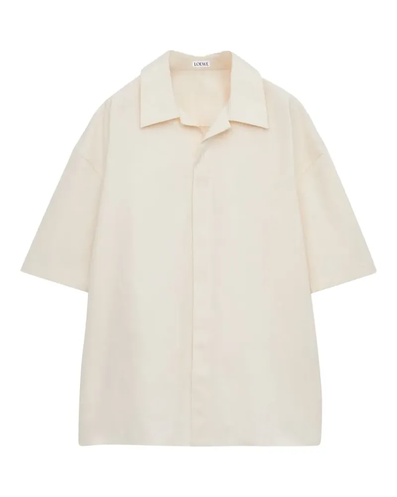 Loewe Klassisches Hemd - Weiß Weiß