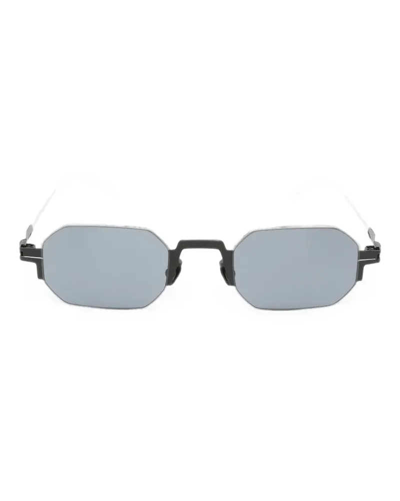 Mykita geometric-frame sunglasses - Schwarz Schwarz