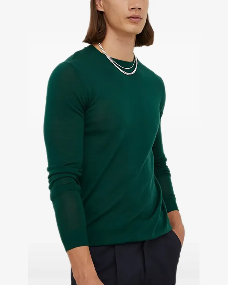 BRUUNS BAZAAR Charles BB Pullover mit rundem Ausschnitt - Grün Grün