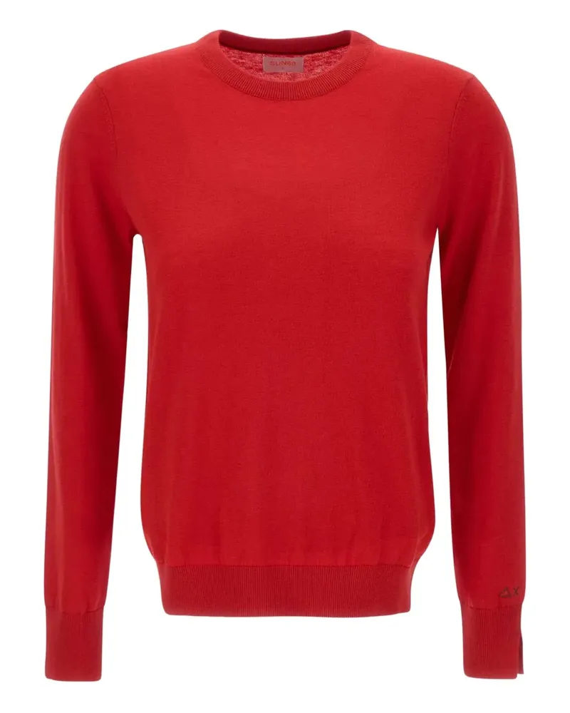Sun68 Bestickter Pullover - Rot Rot