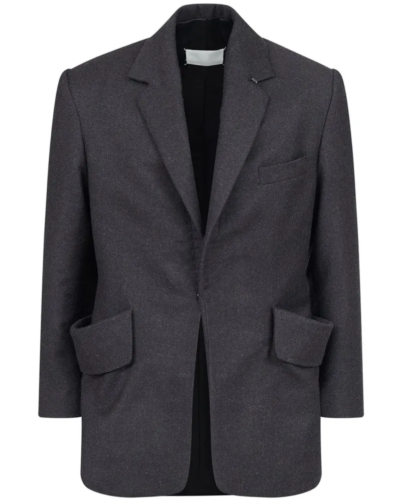 Maison Margiela Einreihiges Sakko - Grau Grau