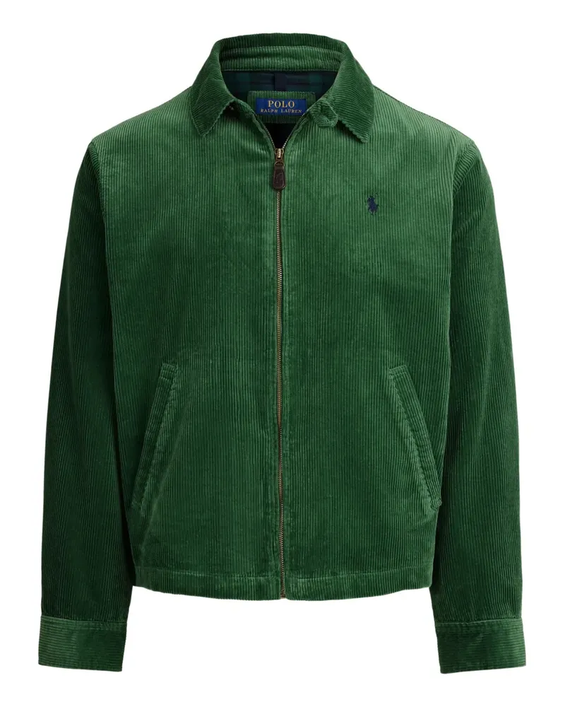 Ralph Lauren Cordjacke mit Reißverschluss - Grün Grün