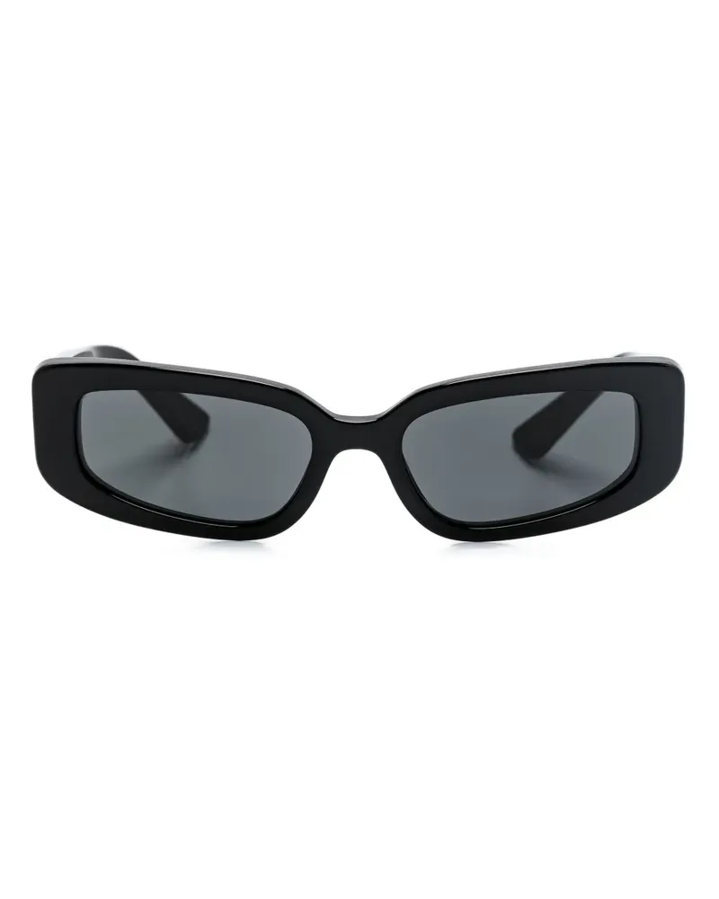 Dolce & Gabbana Sonnenbrille mit eckigem Gestell - Schwarz Schwarz