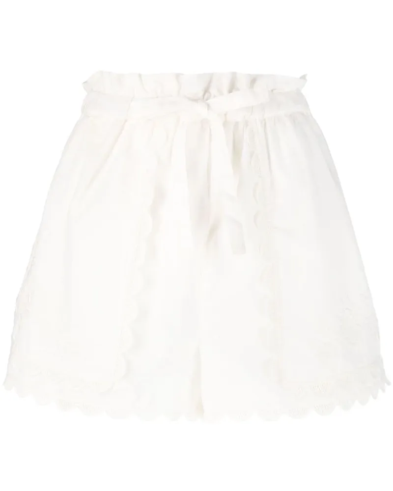 Ulla Johnson Bestickte Shorts - Nude Nude