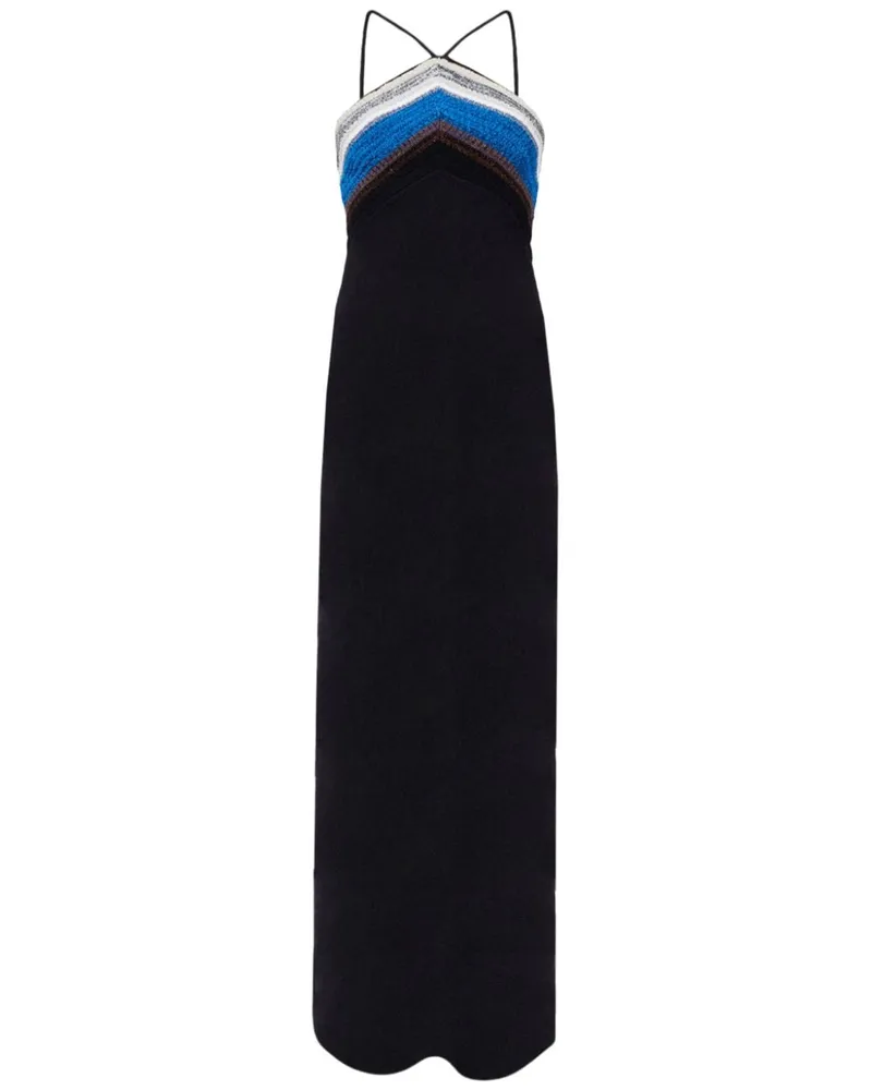 Proenza Schouler Naomi Maxikleid - Schwarz Schwarz