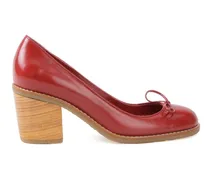 Pumps mit Blockabsatz - Rot