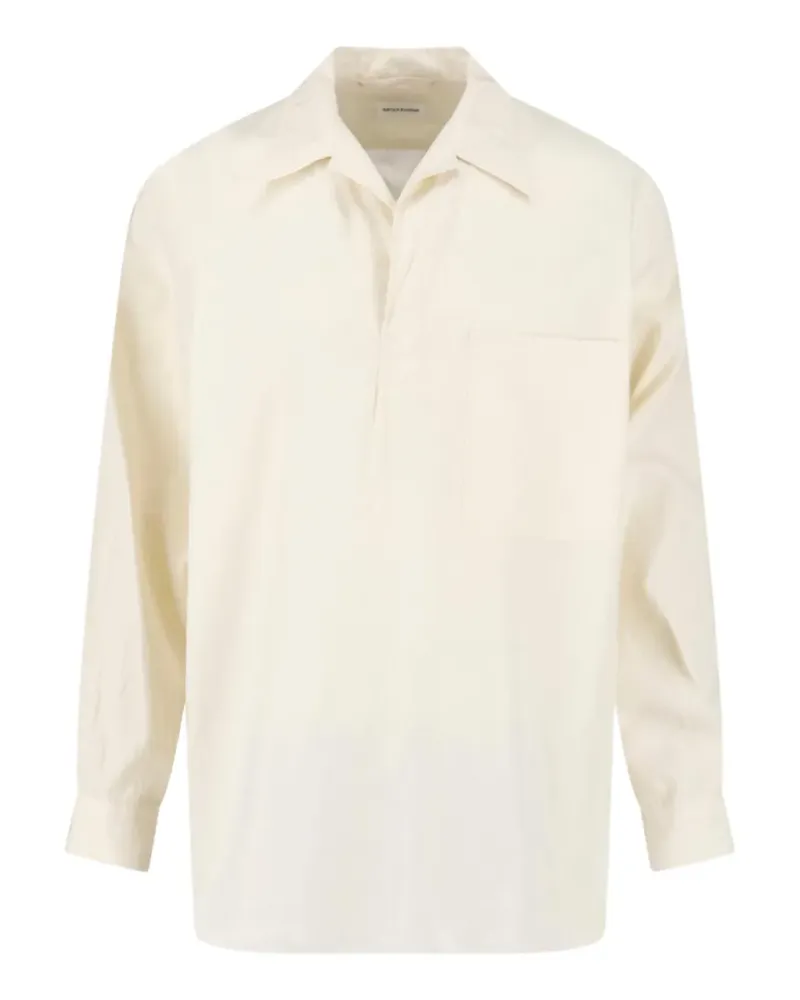 Kaptain Sunshine patch-pocket shirt - Nude Nude