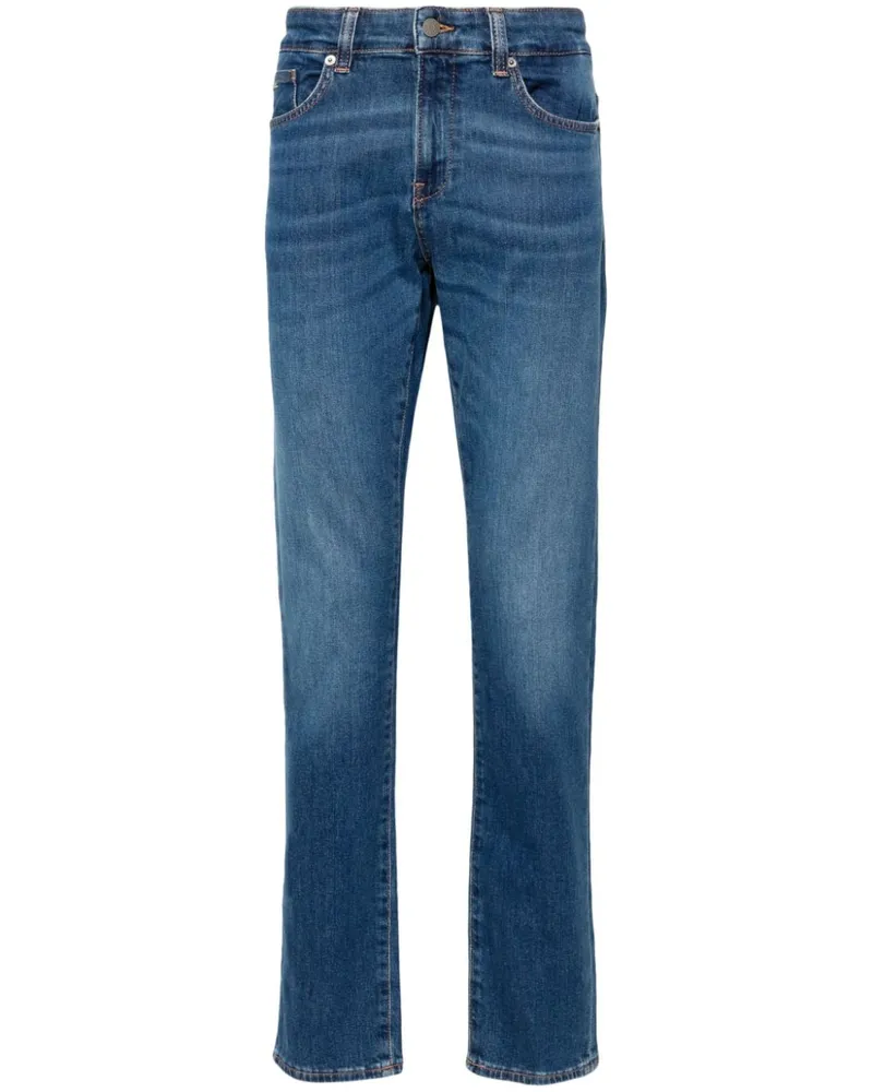 HUGO BOSS Halbhohe Delaware3-1 Slim-Fit-Hose Blau