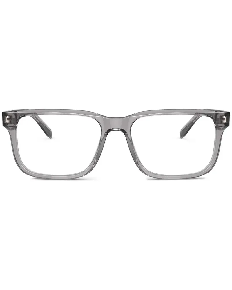Emporio Armani Brille mit eckigem Gestell - Grau Grau