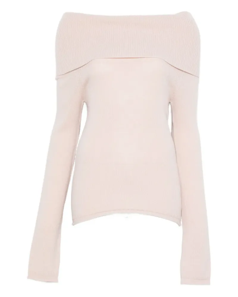 Roberto Collina off-shoulder sweater - Rosa Rosa