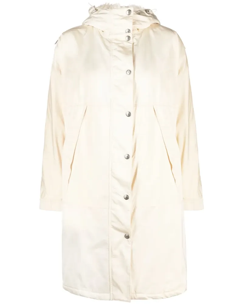Ermanno Scervino Gefütterter Parka mit Faux Fur - Nude Nude
