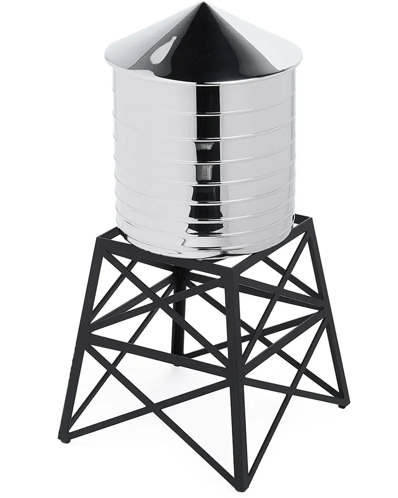 Alessi Water Tower' Lebensmittelbehälter - Silber Silber
