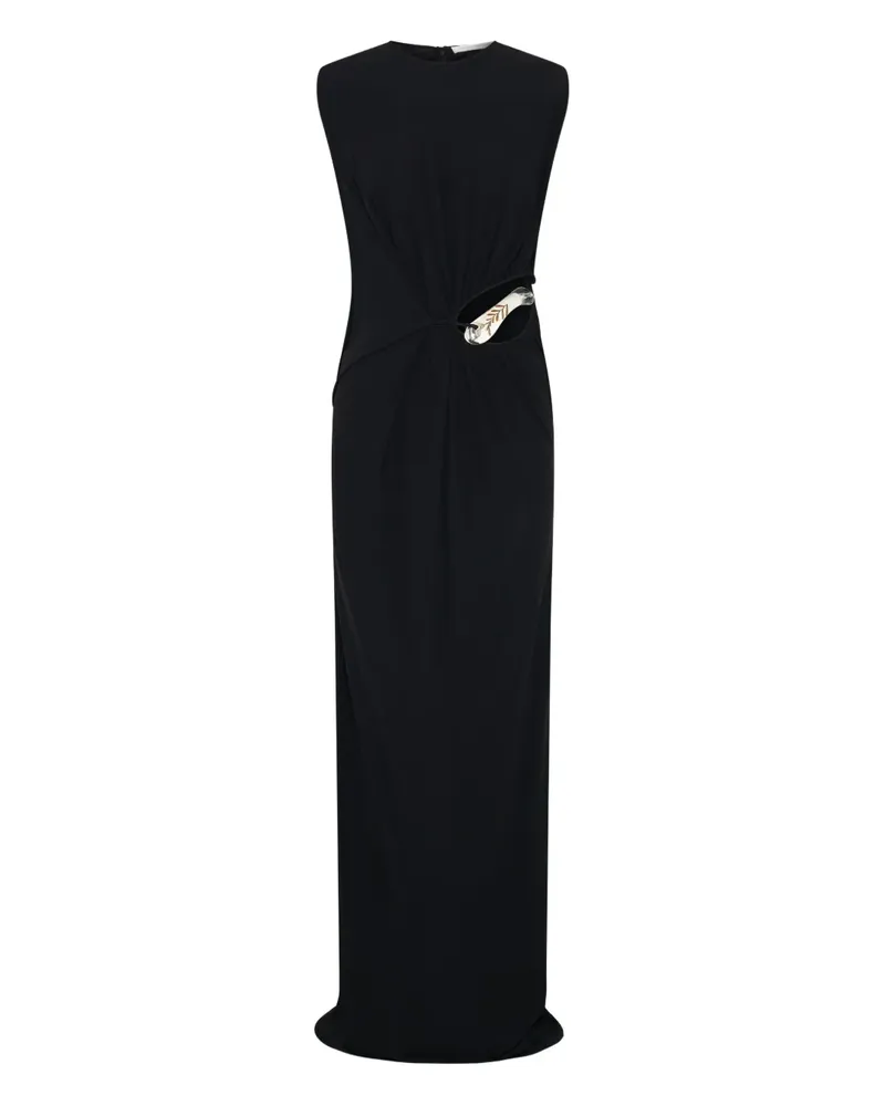Christopher Esber Drapiertes Maxikleid - Schwarz Schwarz
