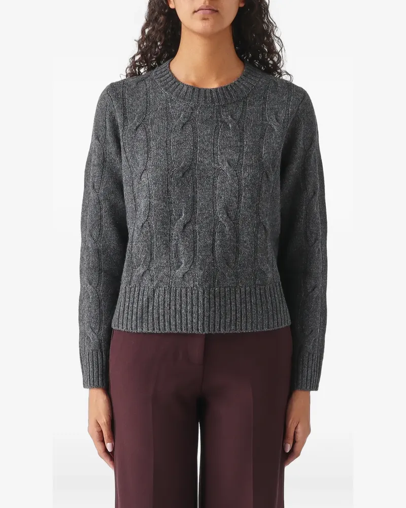 NENETTE Men cable-knit sweater - Grau Grau