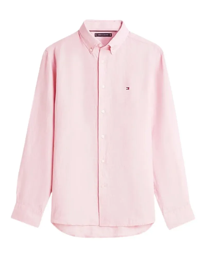Tommy Hilfiger Pigmentgefärbtes Hemd - Rosa Rosa