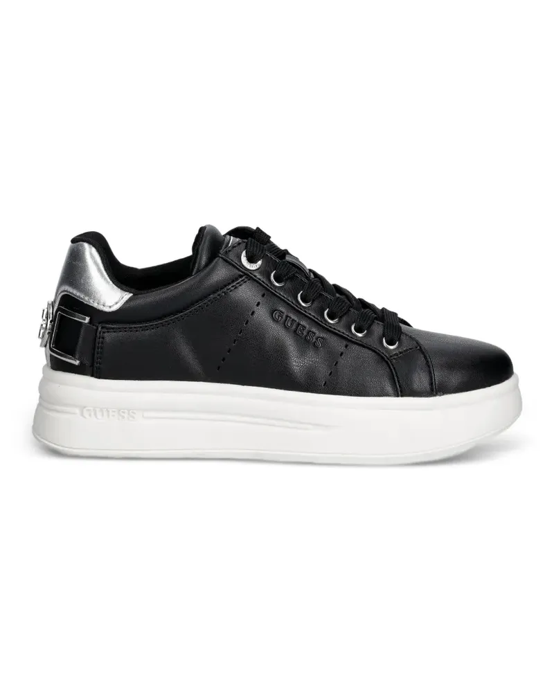 Guess Wesli Sneakers mit Logo-Detail - Schwarz Schwarz