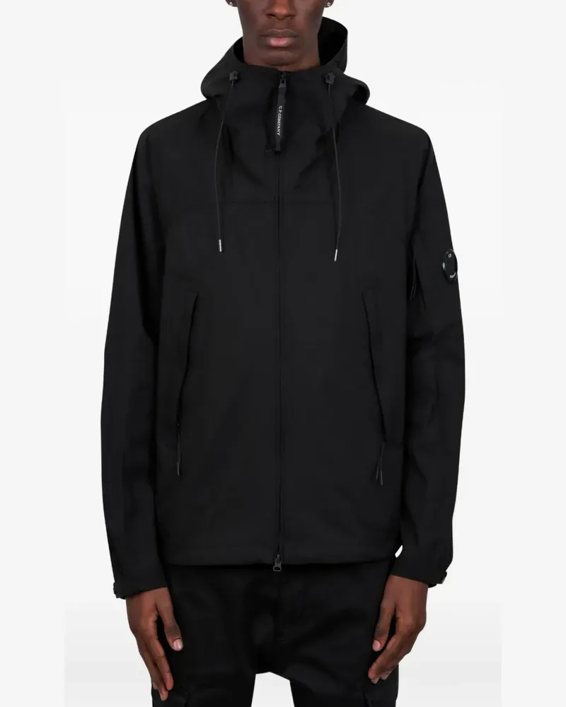 C.P. Company Langärmelige Kapuzenjacke - Schwarz Schwarz