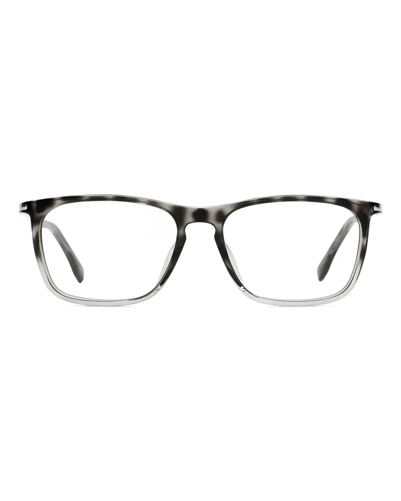 HUGO BOSS Brille mit eckigem Gestell - Schwarz Schwarz