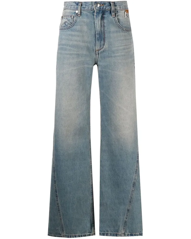 RHUDE Jeans mit weitem Bein - Blau Blau