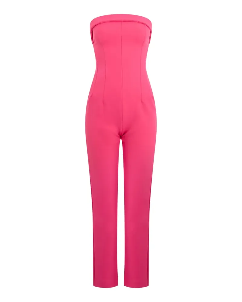 Philosophy Di Lorenzo Serafini strapless panelled jumpsuit - Rosa Rosa