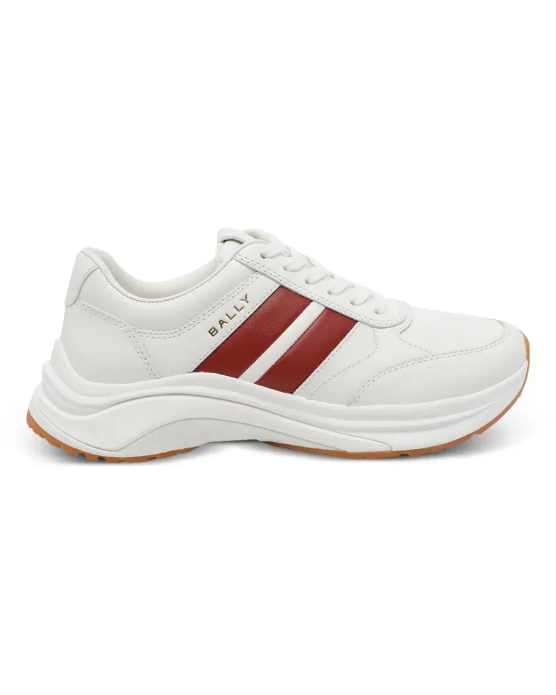 Bally logo-print panelled sneakers - Weiß Weiß
