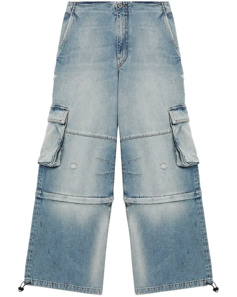 WE 11 DONE Cargo-Jeans - Blau Blau
