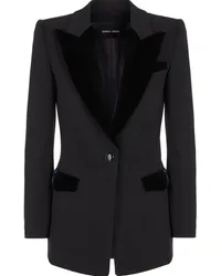 Giorgio Armani Einreihiger Blazer Schwarz