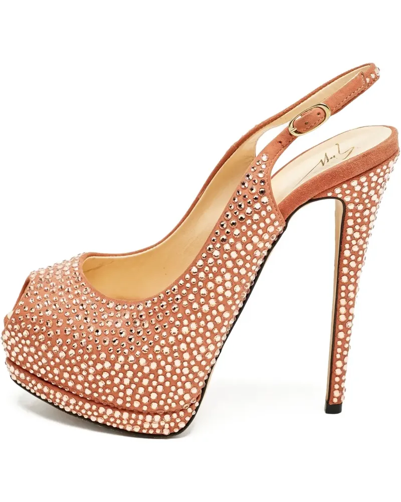 Giuseppe Zanotti Pre-owned Pumps mit Kristallverzierung 140mm - Rosa Rosa