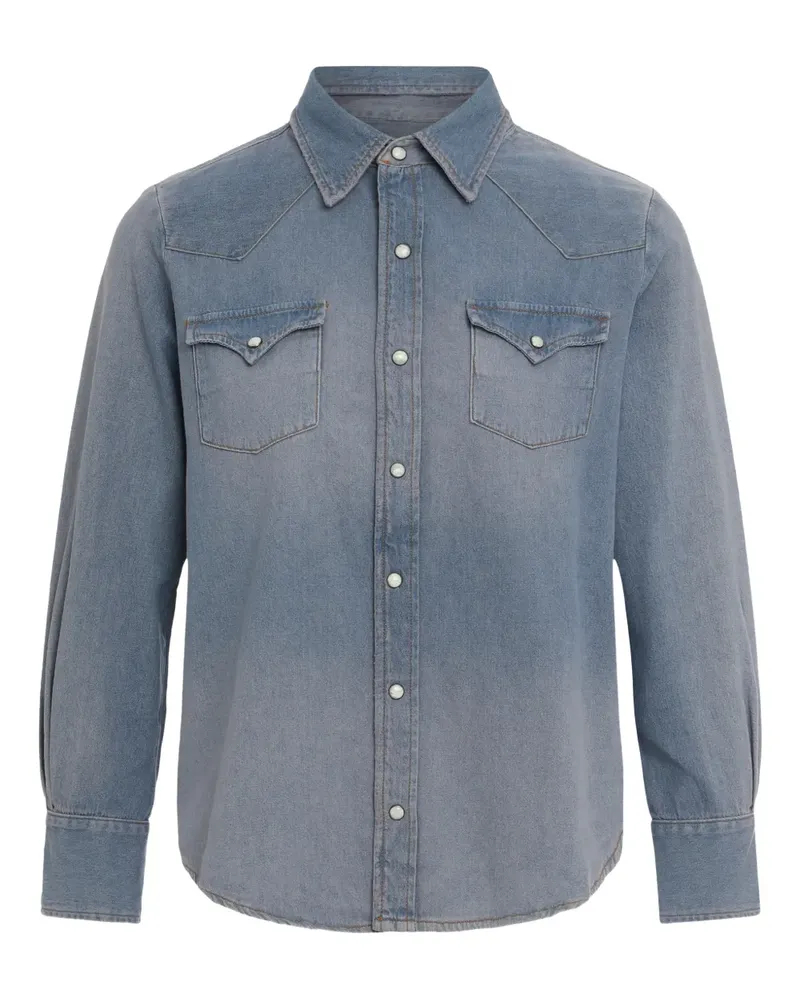 The Great Klassisches Jeanshemd - Blau Blau
