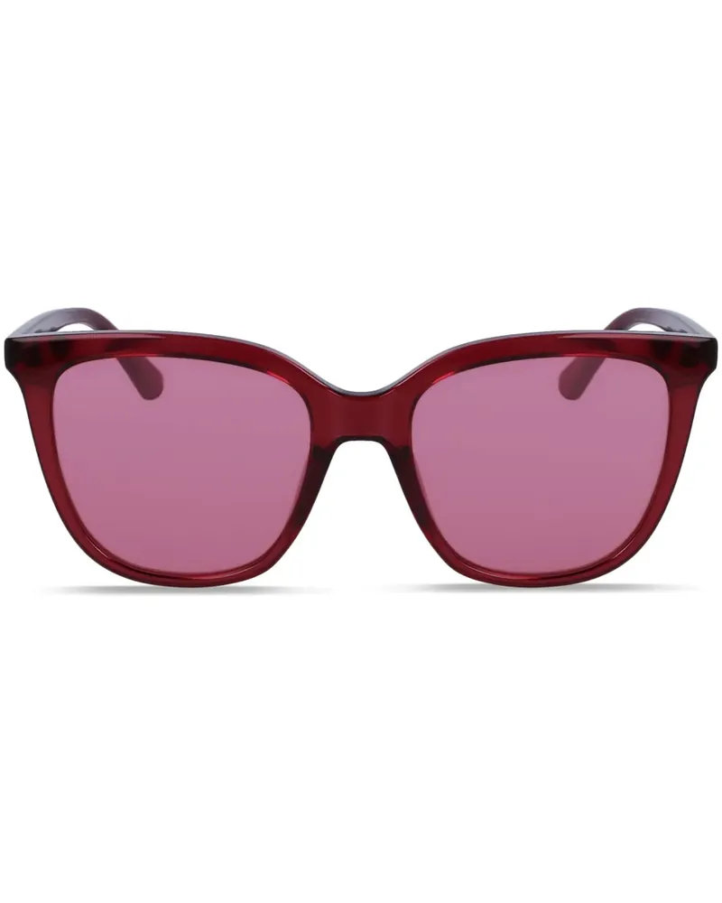 Calvin Klein Sonnenbrille mit eckigem Gestell - Violett Violett