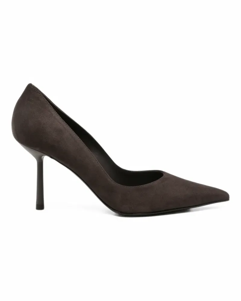Le Silla Spitze Pumps aus Wildleder - Braun Braun