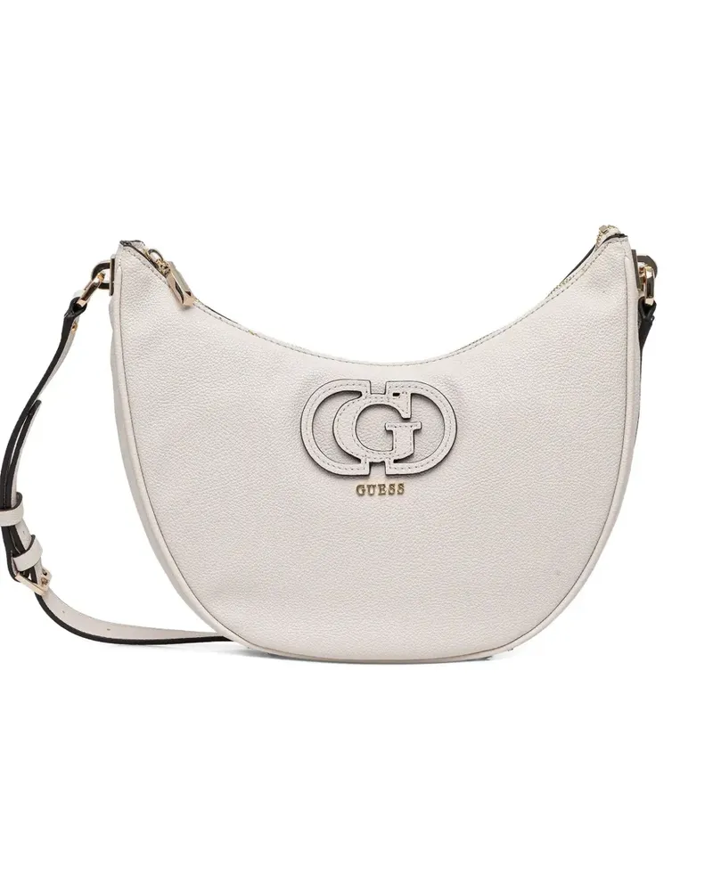 Guess Umhängetasche mit Logo-Patch - Weiß Weiß