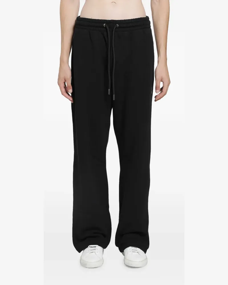 OFF-WHITE logo-motif sweatpants - Schwarz Schwarz