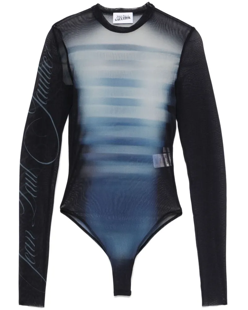 Jean Paul Gaultier Body in Netzoptik - 595601 NAVY/LIGHTBLUE/WHITE 595601