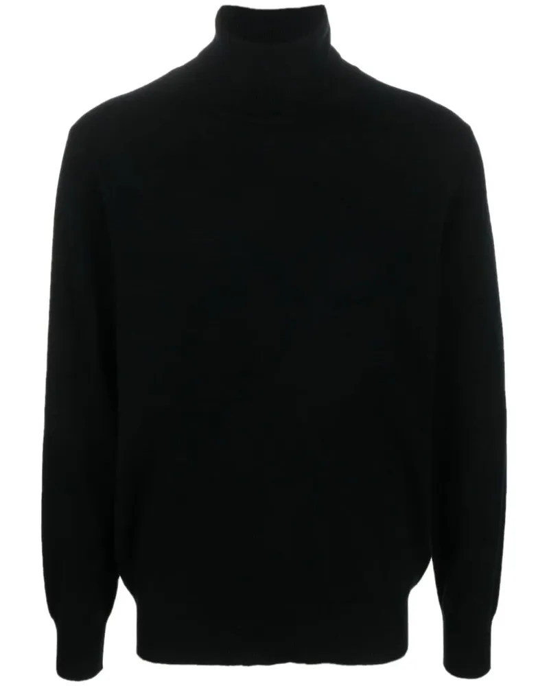 ALLUDE Kaschmirpullover mit Rollkragen - Schwarz Schwarz