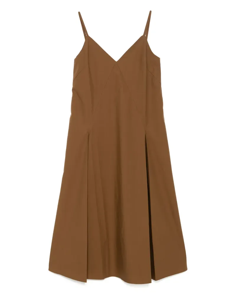 Studio Nicholson Oma Midikleid - Braun Braun