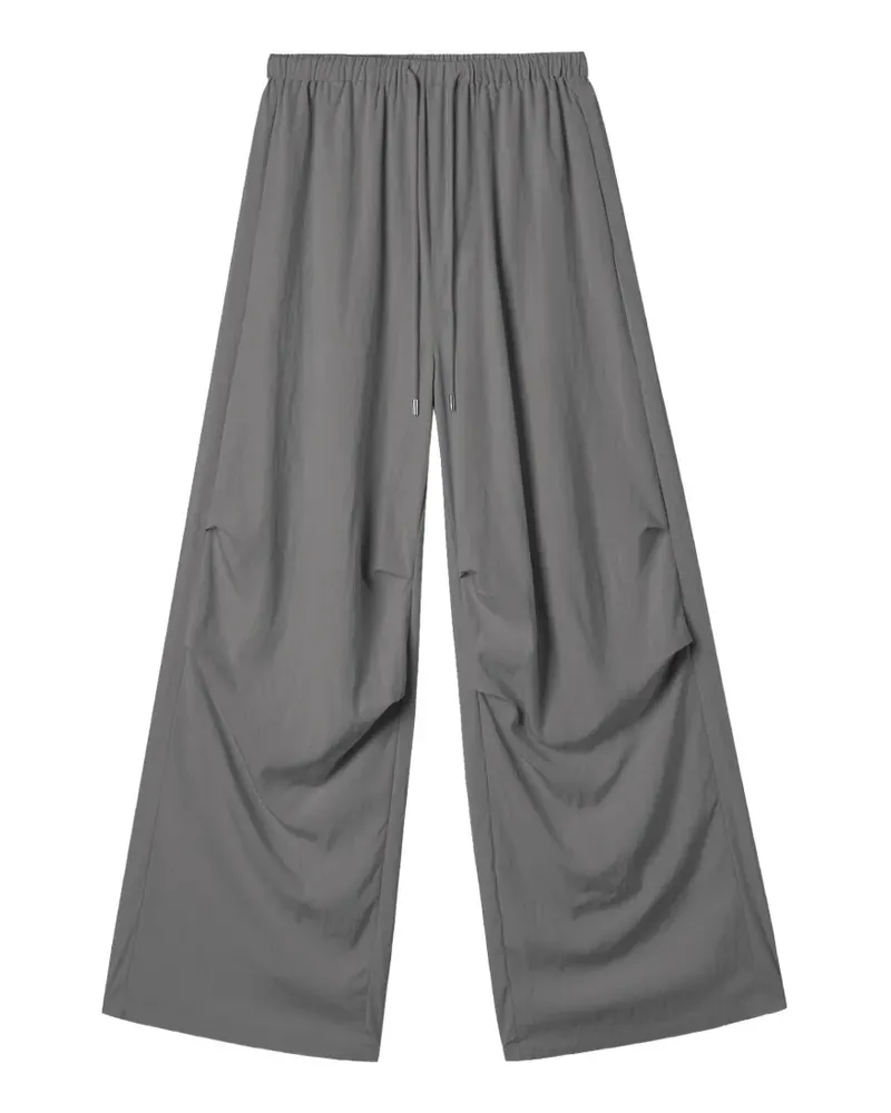 b+ab Geraffte Hose mit Kordelzug - Grau Grau