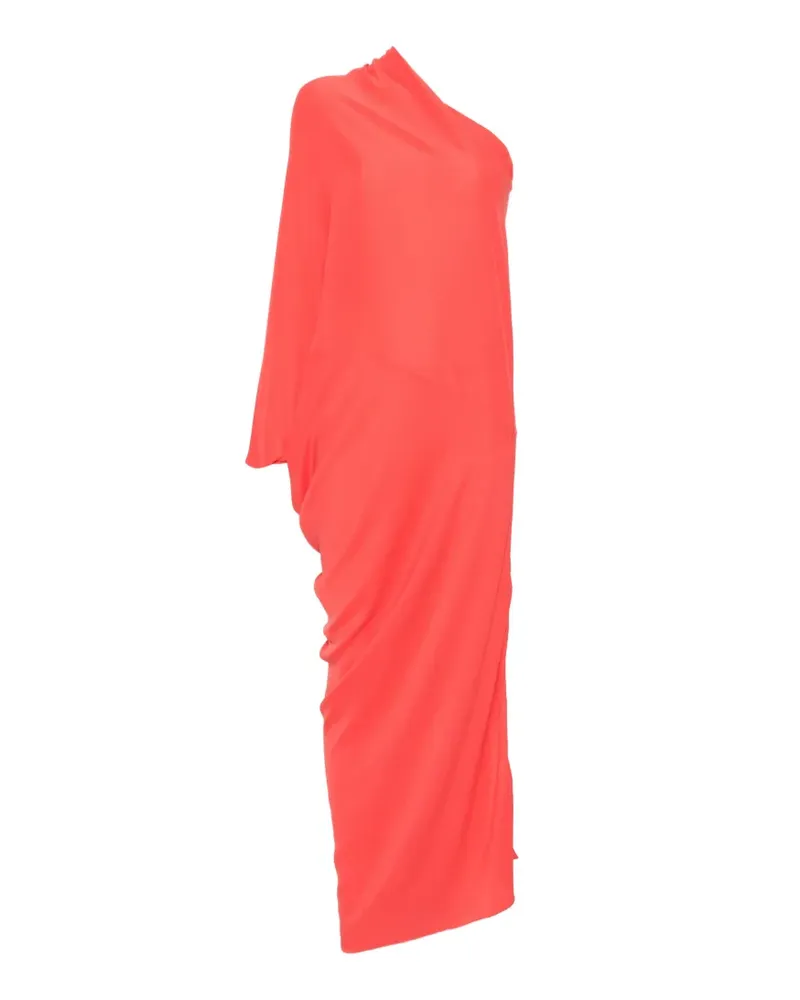 Cortana Drapiertes One-Shoulder-Kleid - Rot Rot