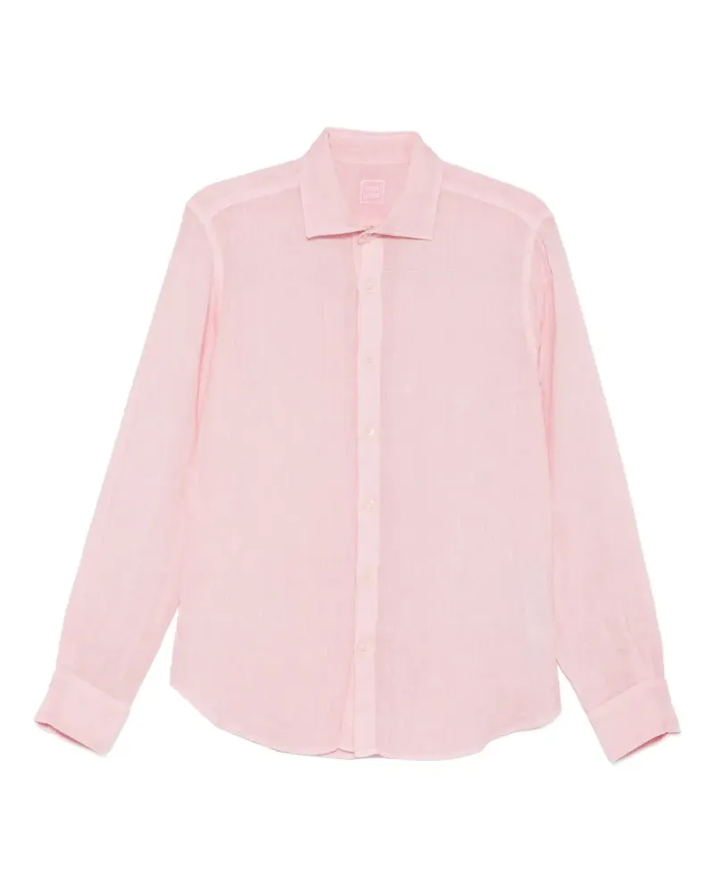 120% Lino Hemd aus Leinen - Rosa Rosa