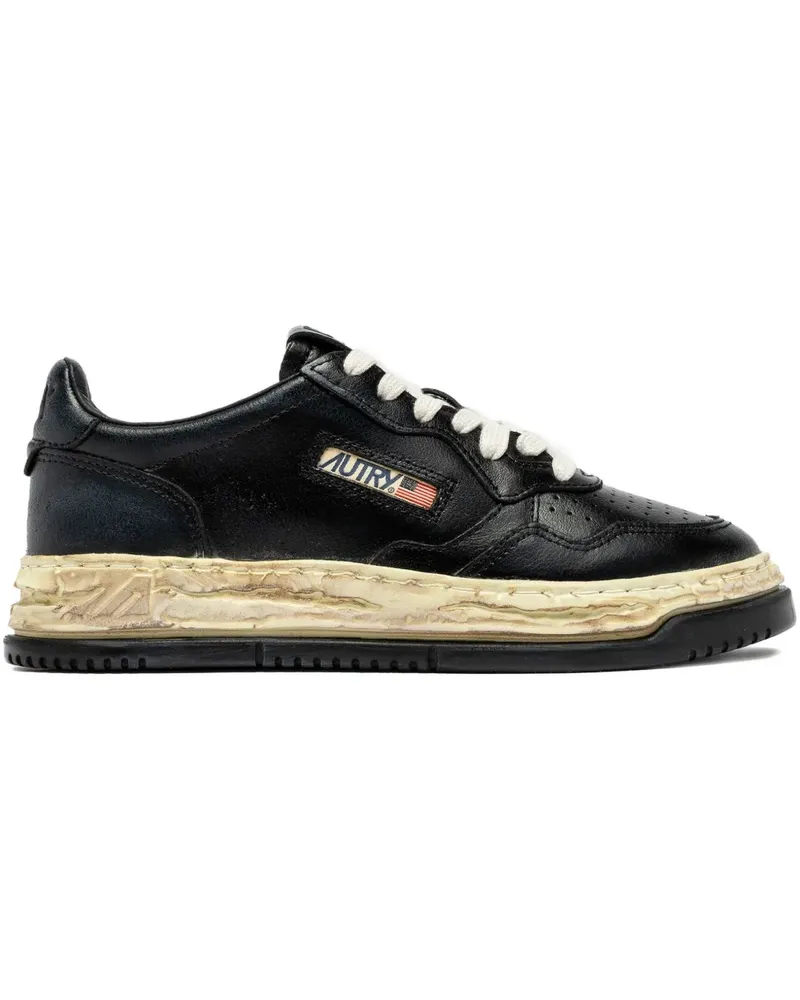 AUTRY x Maison Mihara Yasuhiro leather sneakers - Schwarz Schwarz