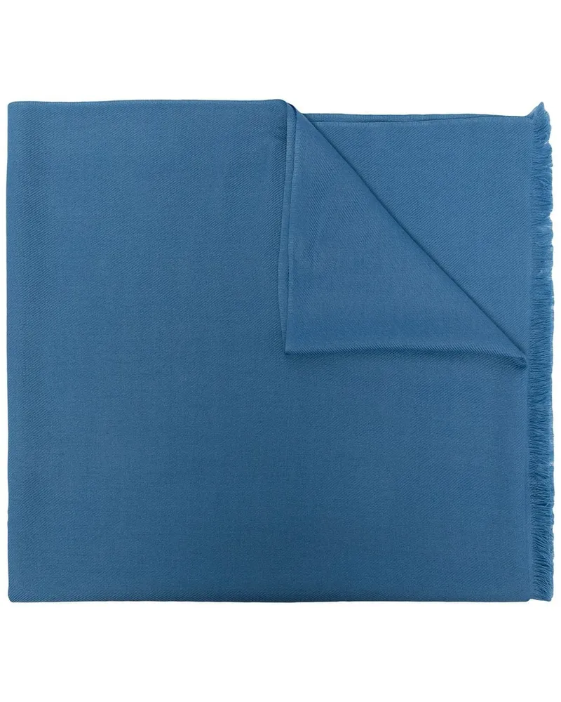 N.Peal Pashmina-Schal Blau